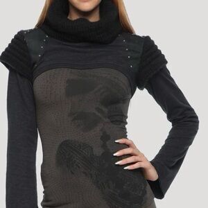 Psylo  M/L Armadillo Vmix Crop Sweater
